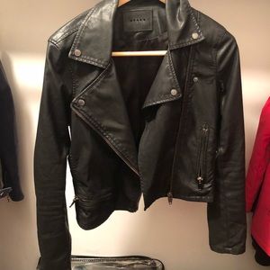 Authentic BLANK NYC Black Leather Jacket